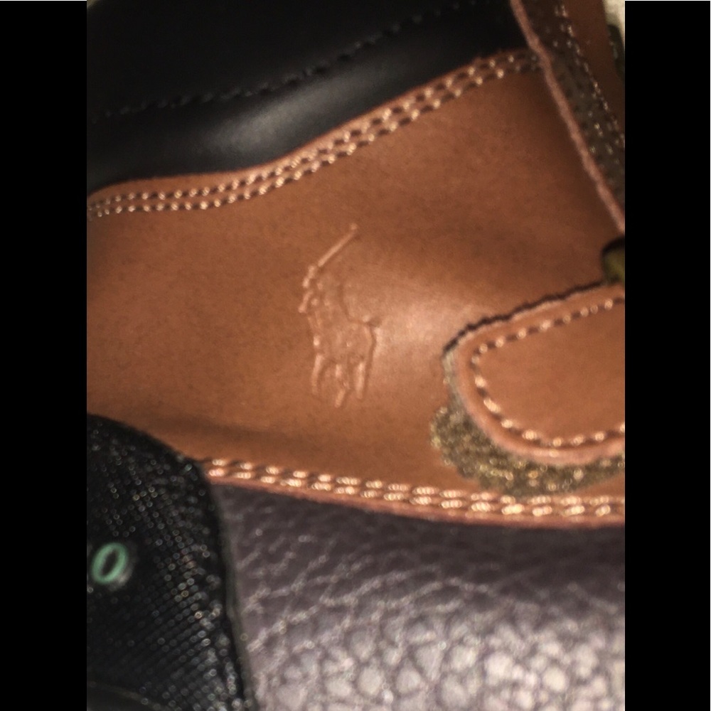 Polo by Ralph Lauren Kids Brown & Black Winter Boots - Picture 3 of 4